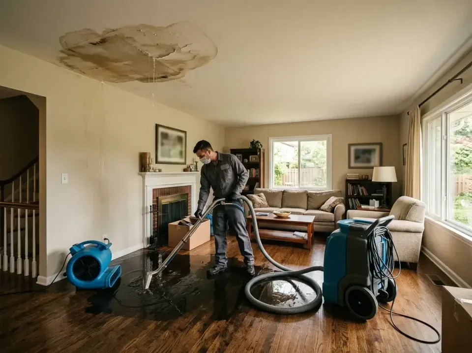 attic-pipe-burst-ceiling-drip-008 — frequently asked questions, Water Damage Restoration & Carpet Care in Liberty, MO